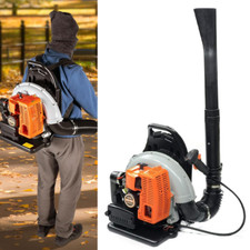 Petrol Backpack Leaf Blower Powerful 63CC 2-Stroke Air Cooled Engine Lightweight