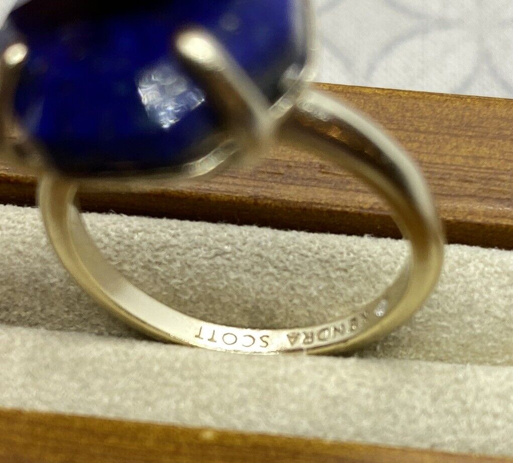 Kendra Scott Ryan Statement Cocktail Ring Gold to… - image 9