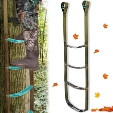 Step Climbing AiderClimbing Stick Aiders for Hunting Rope 3 Green
