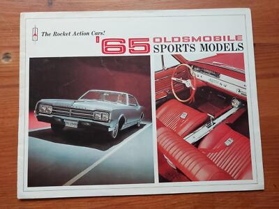 Oldsmobile Programm 1965 Sports Models - Starfire - Jetstar -F-85- PROSPEKT 