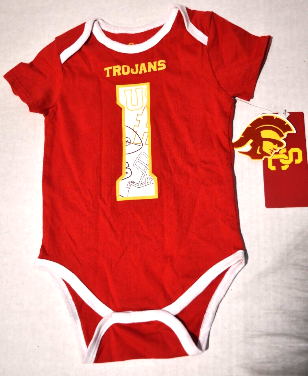 Tennessee Vols Baby Clothes USC Trojans Baby 3-Piece Set