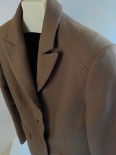 BERNARD ZINS PARIS 3 Button Blazer-Wool-Chestnut-Made in France-SZ 6