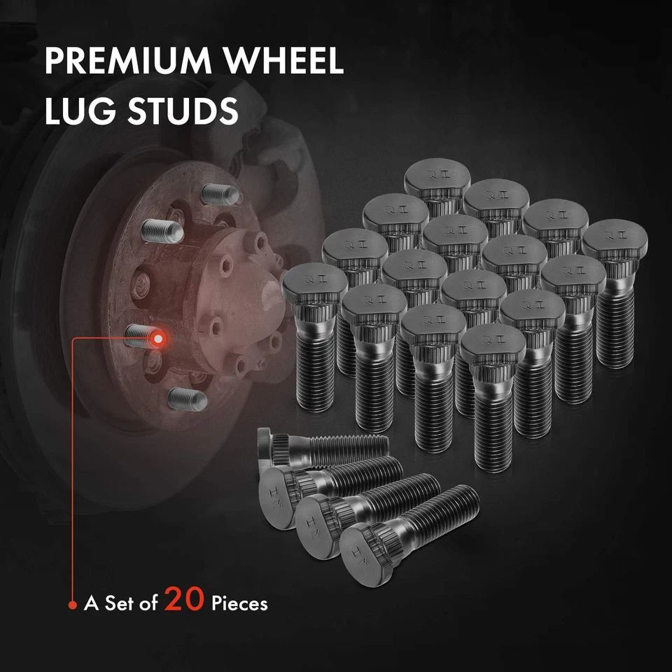 Зажимные шпильки M12-1,5 для Chrysler PT Cruiser 01-10 Dodge Stratus Sebring 20 шт. - Изображение 3 из 4