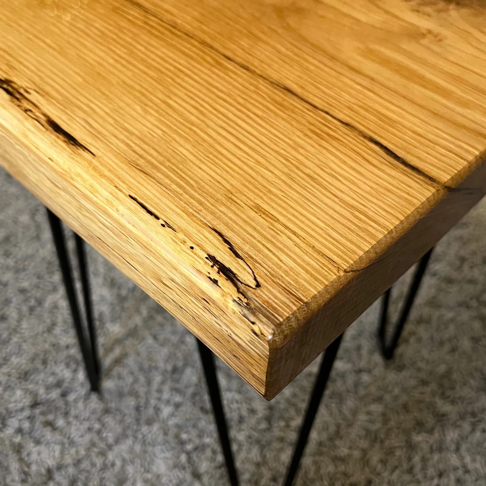 Epoxy Live End Table / Side Table / Slab Epoxy Table / Natural Edge Side Table - Image 3 of 4