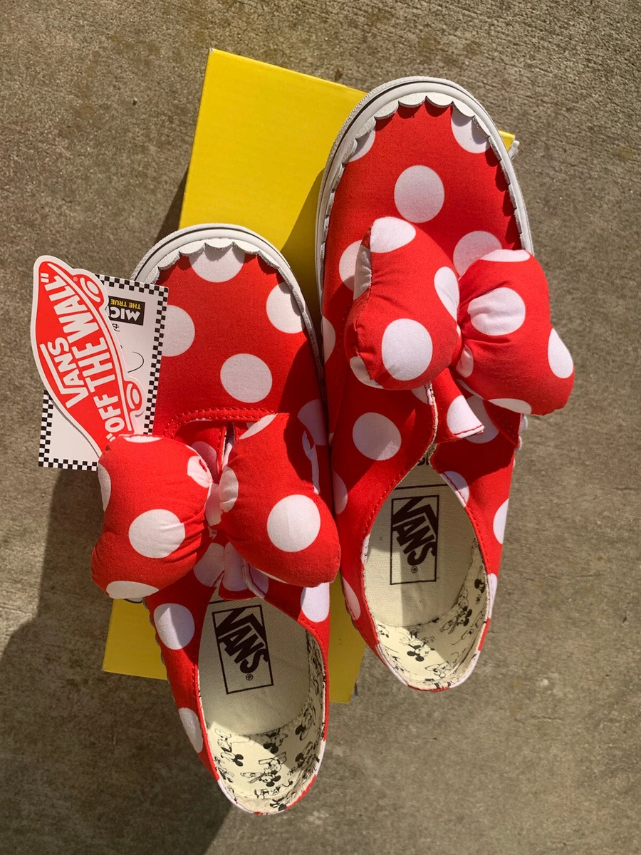 Vans minnie mouse slides size best sale 8