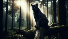 Digital Image Picture Photo Pic Wallpaper AI ART Background Black Panther