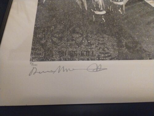 Signed 85/200 Shepard Fairey & Dennis Morris - SID Superman is Dead Lithograph - Picture 2 of 5