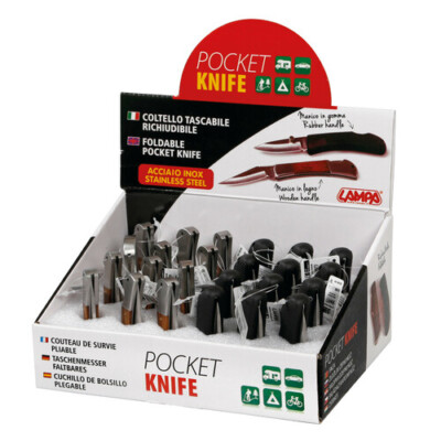 Pocket Knife, verschießbares Taschenmesser, Ausstellungsständer 24 St.