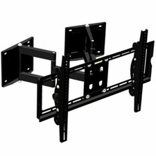 Heavy Duty TV Wall Bracket Strong Solid Cantilever Corner Mount Dual Arms 32-65"
