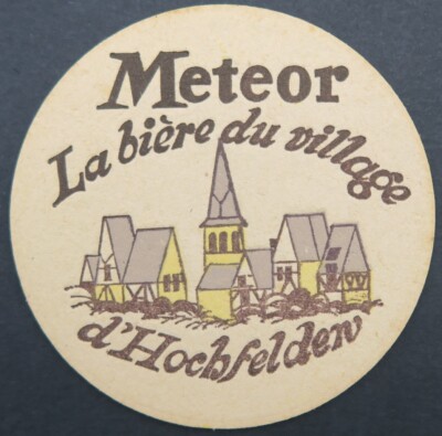 BIERUNTERSETZER METEOR Hochfelden Bierdeckel 16