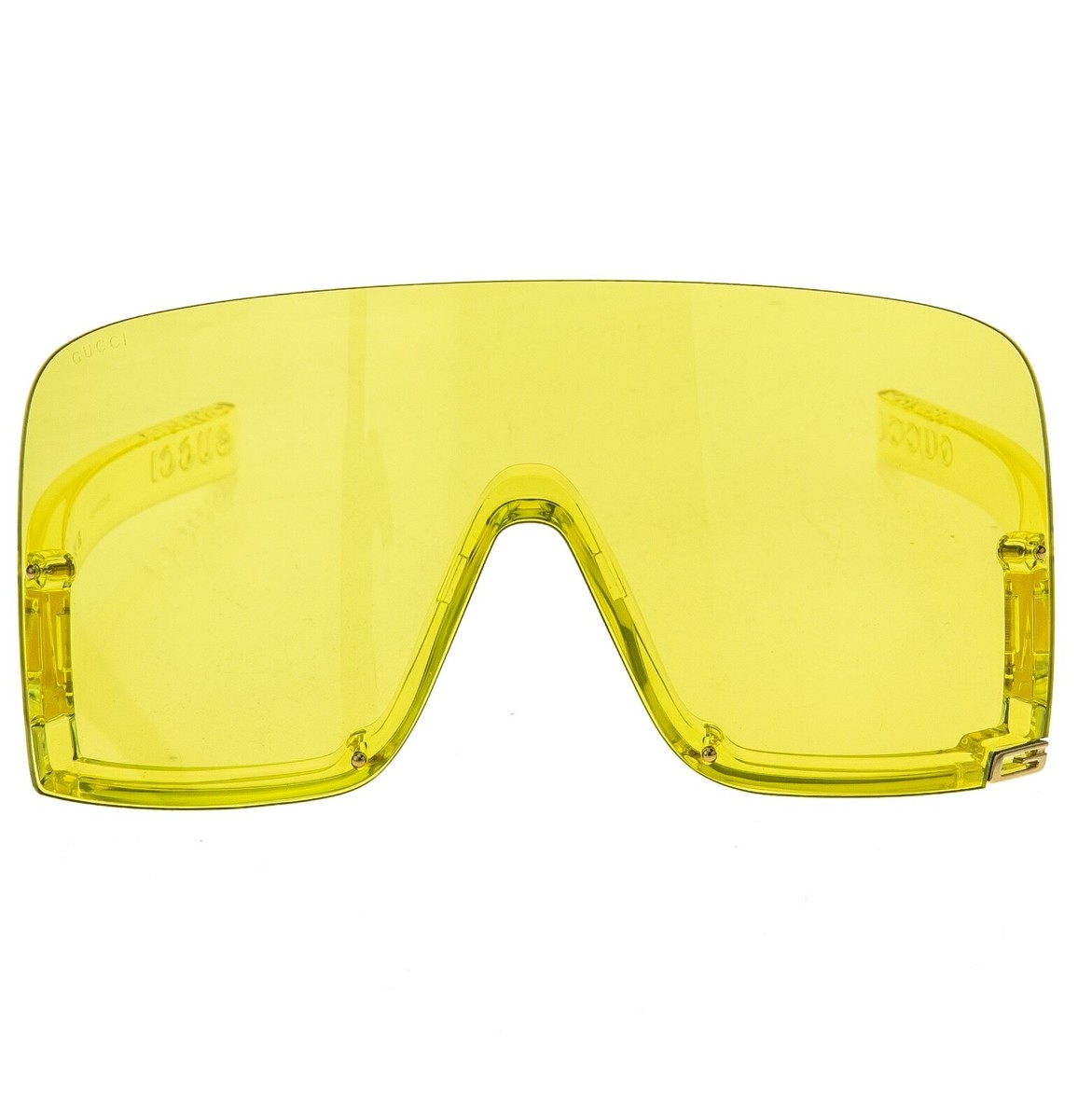 GUCCI LIDO 1631 Yellow Sport Unisex Shield Oversized Mask Gg1631S