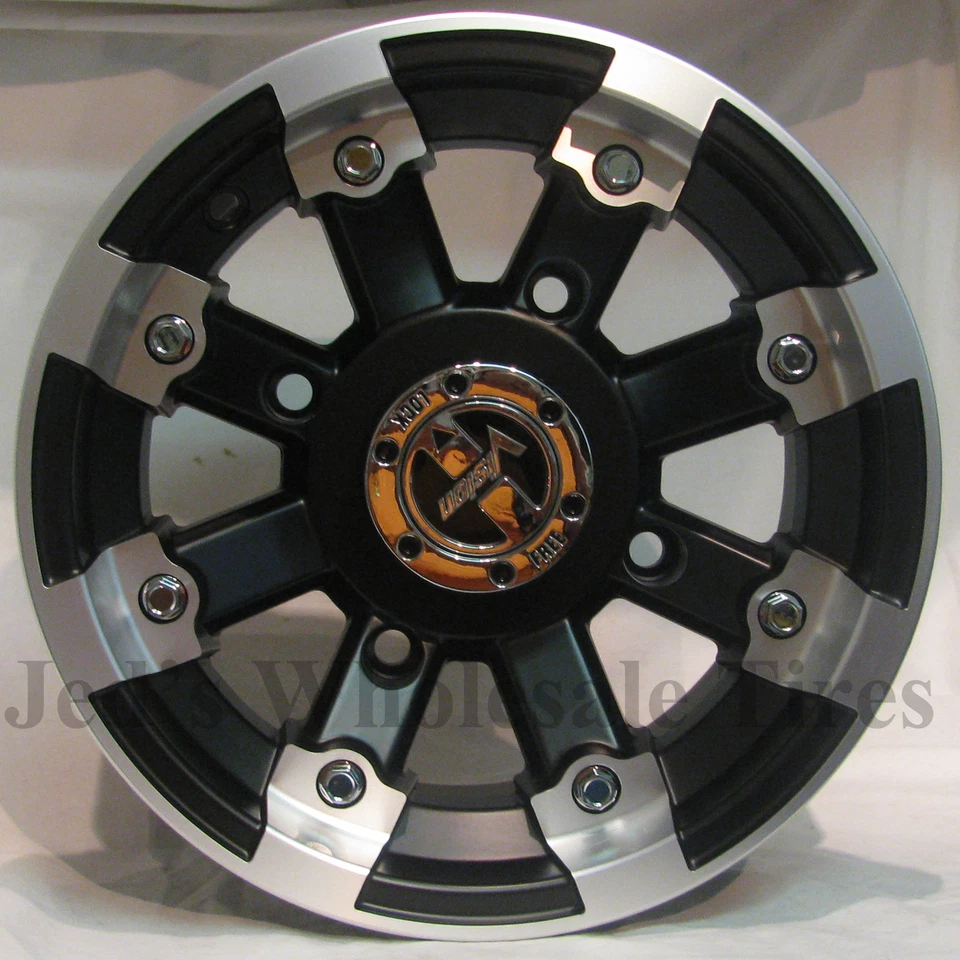 4) 12" Rims Wheels for 1999-2006 Polaris Sportsman 335 IRS 393 MBML Aluminum - Image 2 of 4