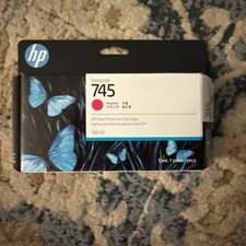 GENUINE HP 745 130ml MAGENTA INK CARTRIDGE F9J97A DESIGNJET Z2600/Z5600 NEW 2025