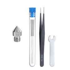 3D Nozzles Kit, TC4 Titanium Alloy Nozzles 0.3mm, Nozzle Cleaning Needles