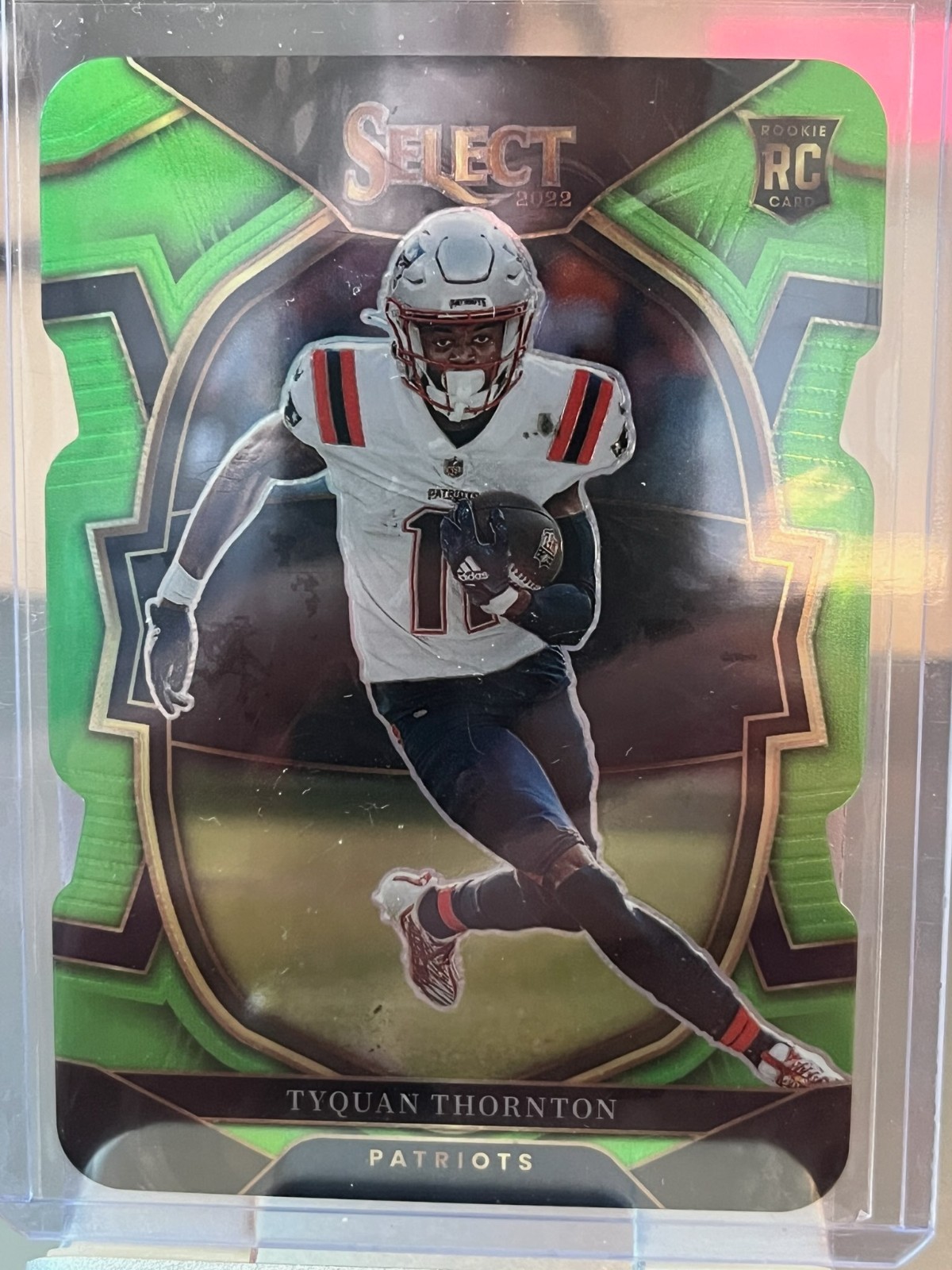 2022 Panini Select TYQUAN THORNTON RC #93 Concourse Die-cut Green /299 Patriots