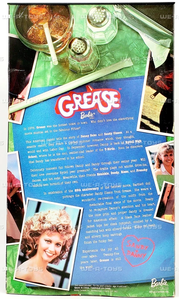 Muñeca Barbie Sandy Grease 25 Aniversario 2003 Mattel B2510 Foto 4 de 4