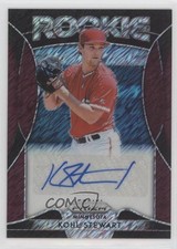 2019 Panini Prizm Rookie Burgundy Shimmer 21/25 Kohl Stewart #RA-KS Auto 1p5