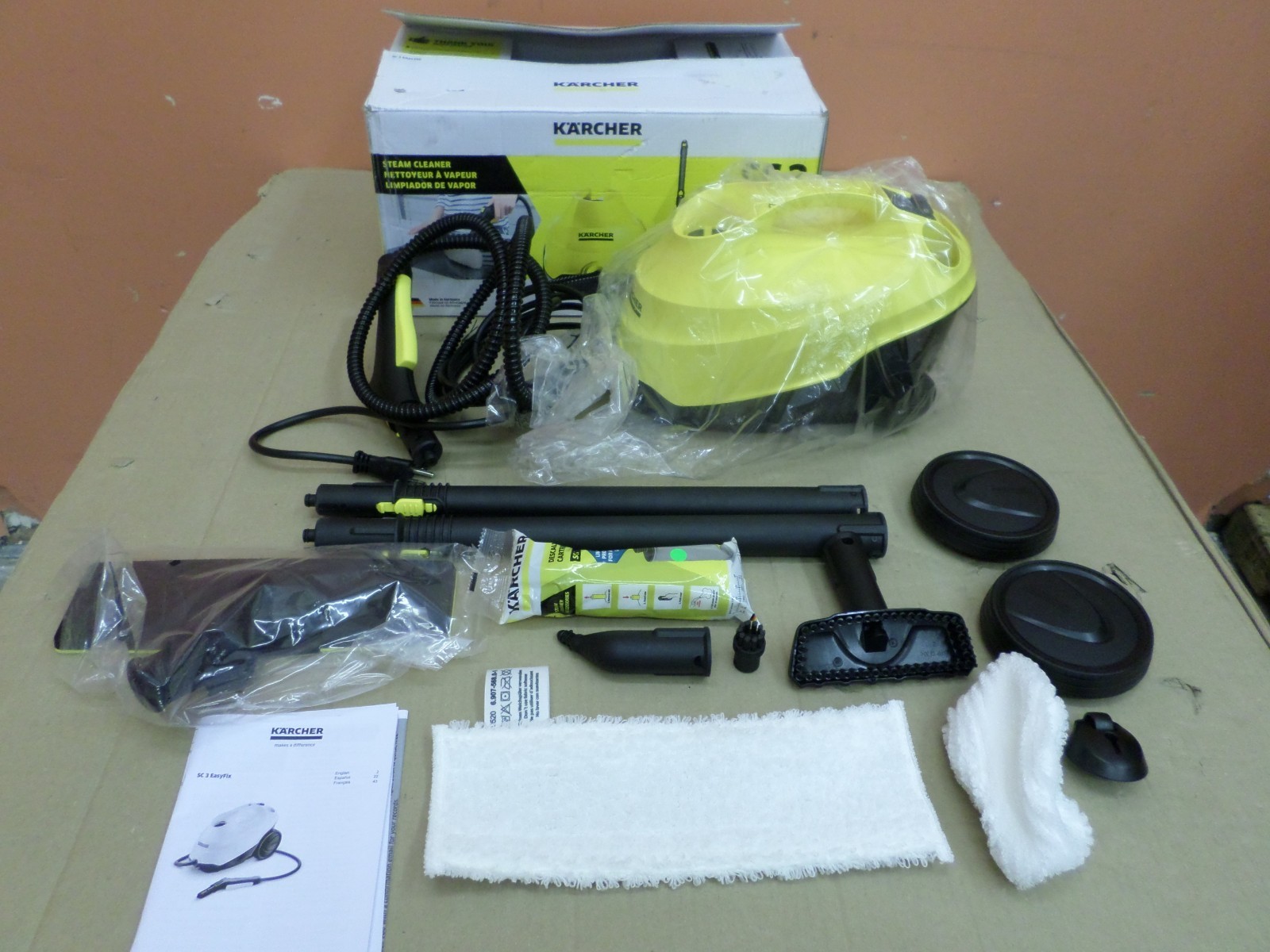 $399 NEW KARCHER SC 3 Steam Cleaner Yellow FREE SHIPPING, Made in Germany, SAVE$