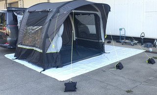 Obelink Easy Air Awning 3x3m inc Piping Adapter for Thule/Fiamma Awning