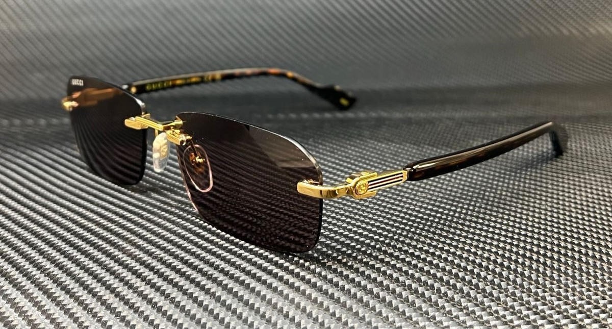 GUCCI GG1221S 002 Gold Havana Brown Men's 56 mm Sunglasses GUCCI GG1221S 002 Gold Havana Brown Men's 56 mm Sunglasses