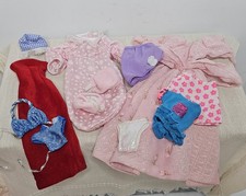 Vintage Barbie Clothing Dresses, Swimsuit, And P.J.s Lot
