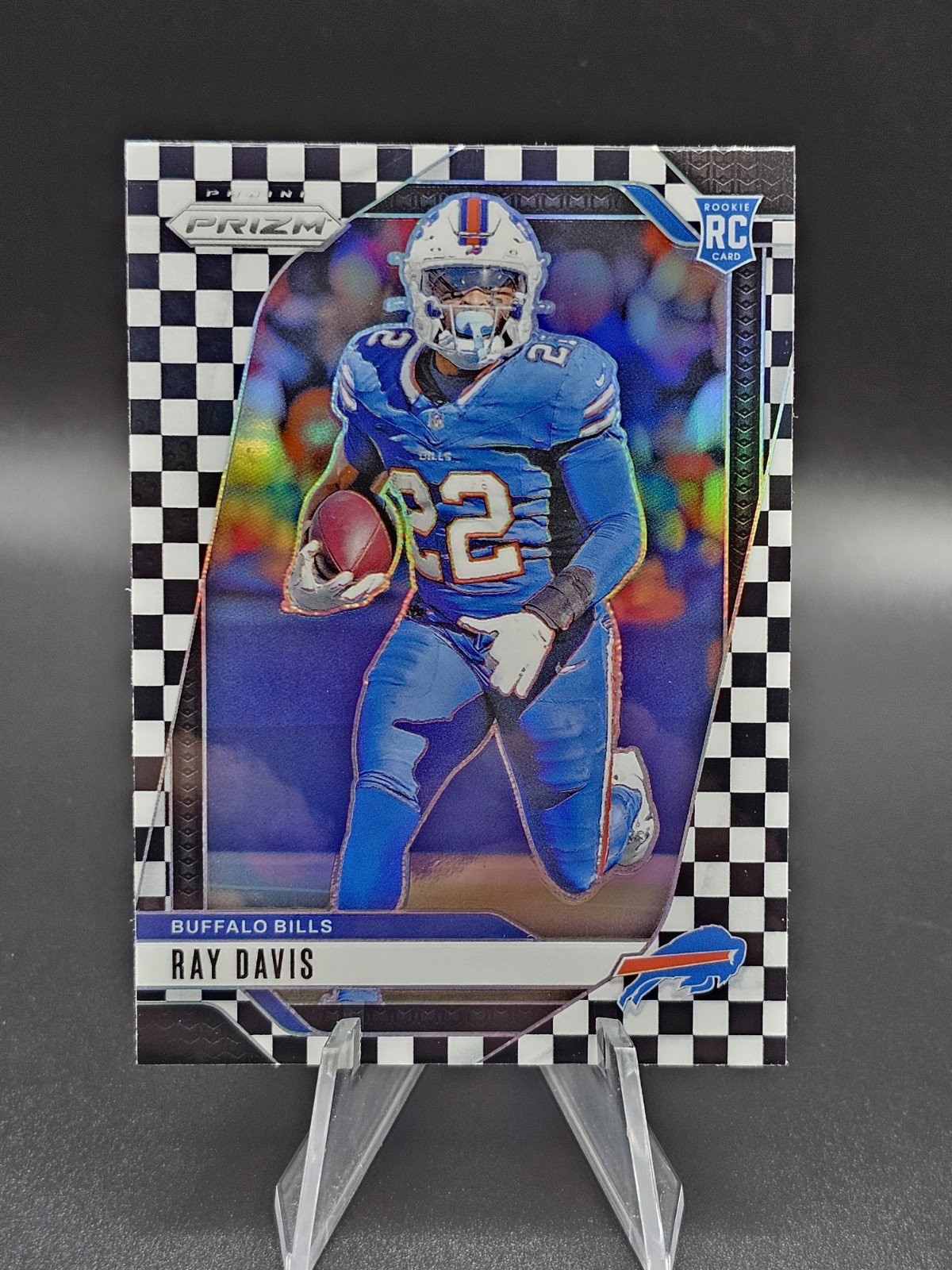 Ray Davis Rookie SP - 2024 Prizm, Black & White Checker Board #382