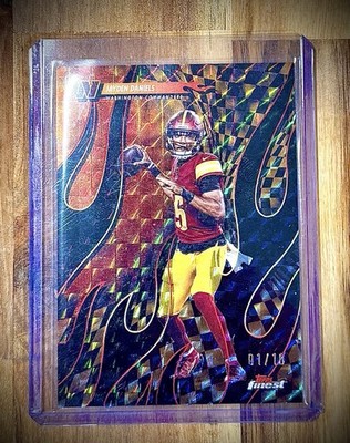 2025 Topps Finest Jayden Daniels Torchers Black Geometric /10 #T-30 First Print