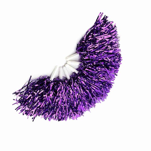 Lightweight Cheerleader Pom Poms Sports Party Dance Accessories (purple) - Picture 6 of 22