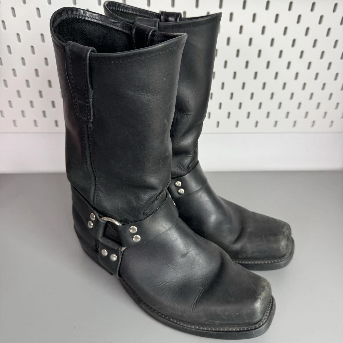 Double-H Boots Black Solid Boots for Men for Sale | Shop New  display picture 2