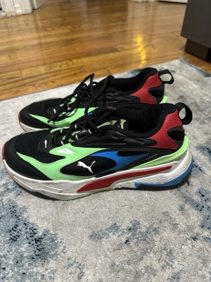 Worn sneakers