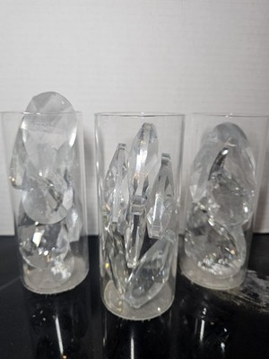 Faux Crystal Teardrop Encased Accents For LED Vanity Light Intertek 28115-HBU