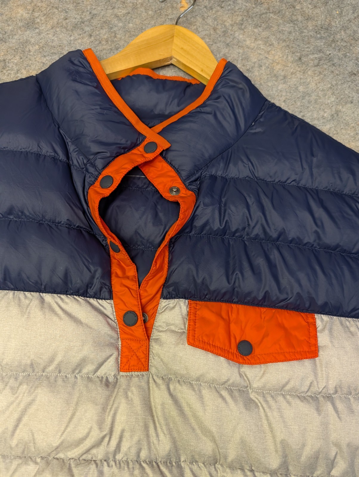 Eddie Bauer Stratuslite Jacket Womens T2XL 650 Down Fill 1/4 Snap Pullover Warm image 6