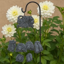 Vintage 1993 Carson Pewter Noah's Ark Windchime