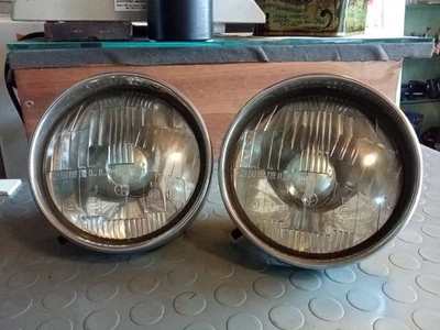 Vordere Scheinwerfer Fiat 500 Carello 6386 Original Ersatzteil 1x ’65 - Bild 1 von 4