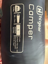 Hi Gear Schlafsack Camper rechter Reißverschluss Gr. 190 x 75 cm leicht Saison 1 sehr guter Zustand.