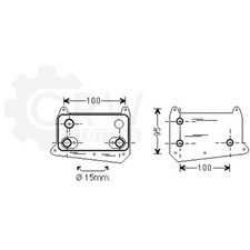 Ölkühler 141X80 Compatible Pour Mercedes-Benz C-Class W203 S203 S210