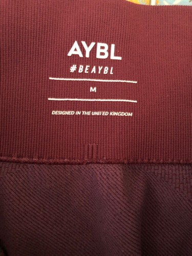 AYBL Damen Reflex Seamless Leggings Burgundy Red High Waist Workout Gym M - Bild 6 von 13