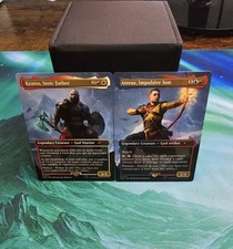 ELITE Kratos, Stoic Father / Atreus, Impulsive Son Gods Commander Deck EDH MTG
