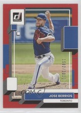 2022 Panini Donruss Red 1582/2022 Jose Berrios #168 f2v