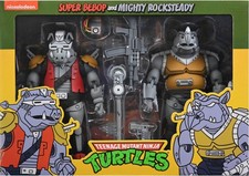 NECA TMNT Super Bebop and Mighty Rocksteady