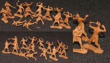 Barzso Plastic Playset Rogers Rangers Woodland Indians 1/32 54mm Toy Soldiers