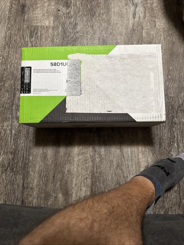 58D1U0E Oryginalny czarny toner Lexmark Ultra wysokowydajny NOWY NIEOTWARTY.