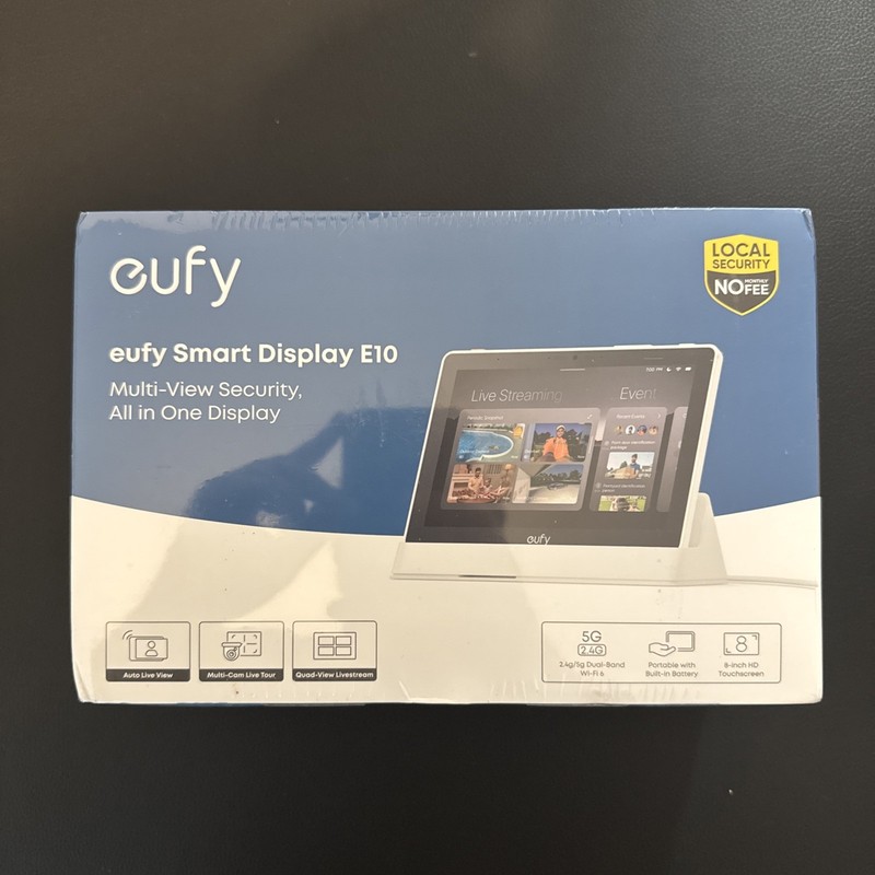 Eufy Security Smart Display E10 Smart Home Hub 8"Control 4Views on 1Screen NoFee