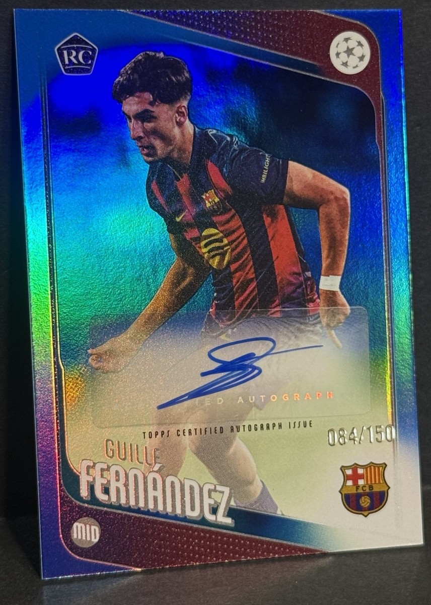2025-26 Topps UEFA Club Competition Barcelona RC Guille Fernandez