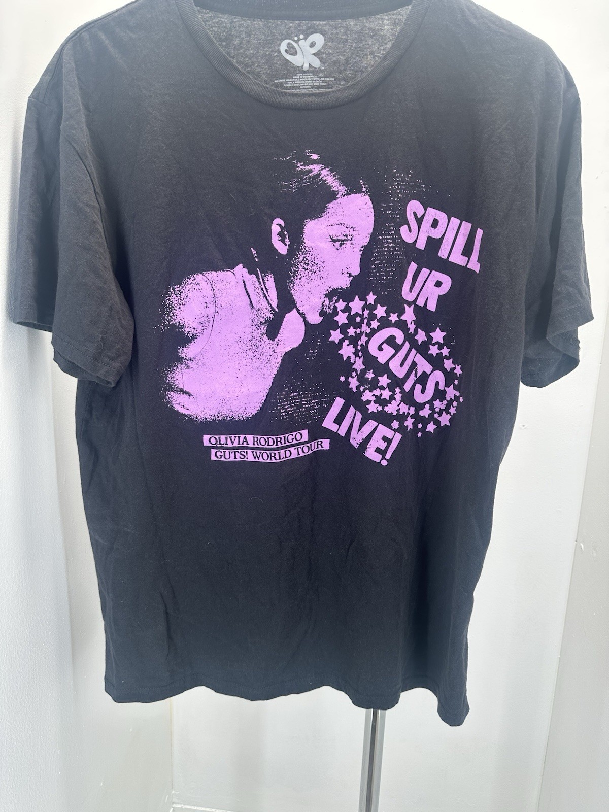 Olivia Rodrigo Size XXL 2024 Tour Spill Guts Live Concert Tee