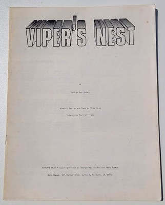 Viper's Nest. Champions 2nd Edition Module. VG+