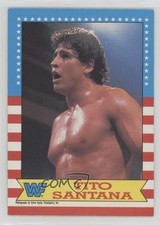 1987 O-Pee-Chee WWF Tito Santana #6 HOF 06x7