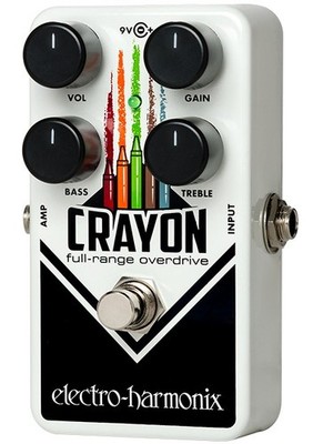 EHX Electro-Harmonix Crayon Full Range Overdrive Effects Pedal