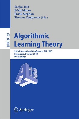 Sanjay Jain (u. a.) | Algorithmic Learning Theory | Taschenbuch | Englisch
