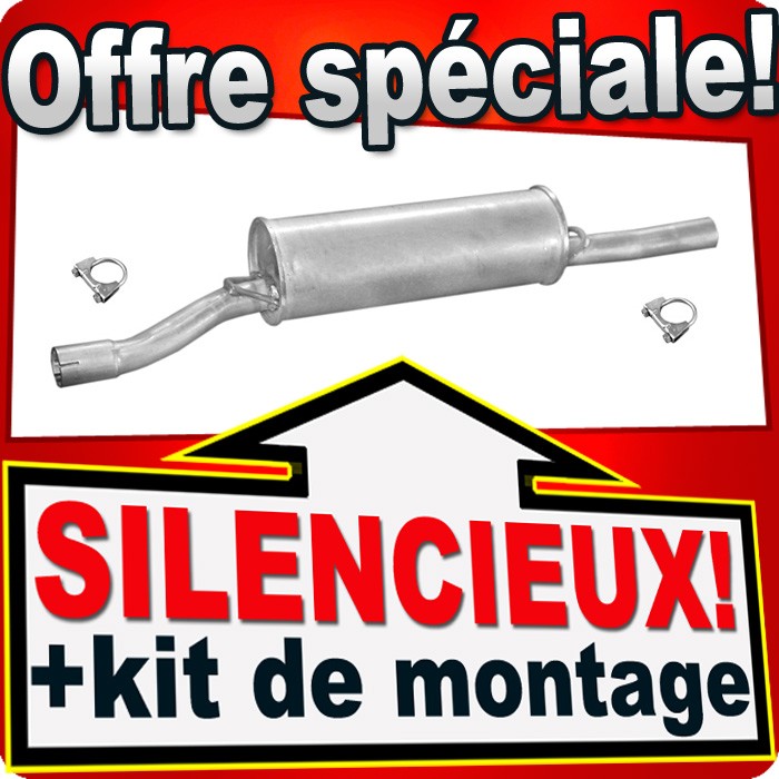 Échappement CITROEN C25 pour remplacer le pot central rouillé de camping-car DUCATO 1.9 D